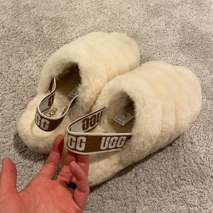 Ugg Fuzzy Oh Yeah Sandals Size 6